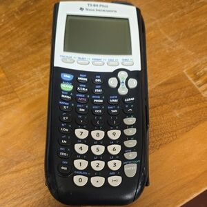 Texas Instruments TI-84 Plus Black and White Calculator